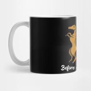 Unicorn Before And After Wine Pole Dancing Mug